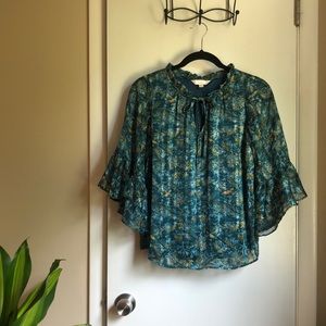 Lauren Conrad Bell Sleeve Top